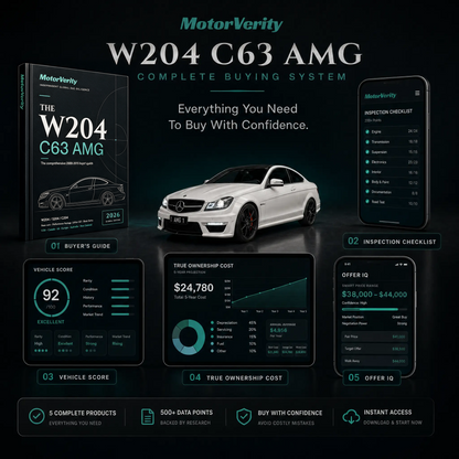 W204 Mercedes C63 AMG Buying System (2008-2015)