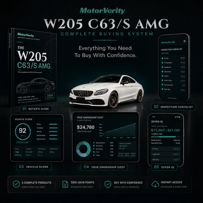 W205 Mercedes C63/S AMG Buying System (2015-2022)