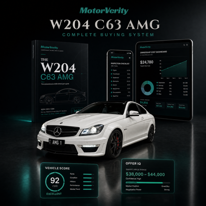 W204 Mercedes C63 AMG Buying System (2008-2015)